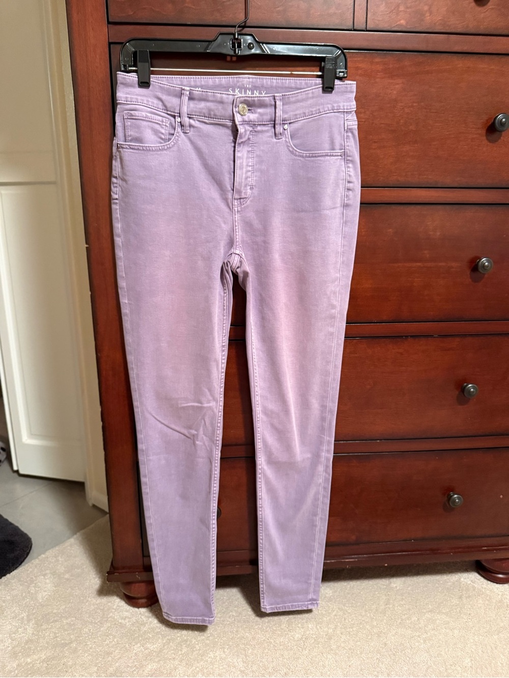 White House Black Market Lavender Skinny Jeans